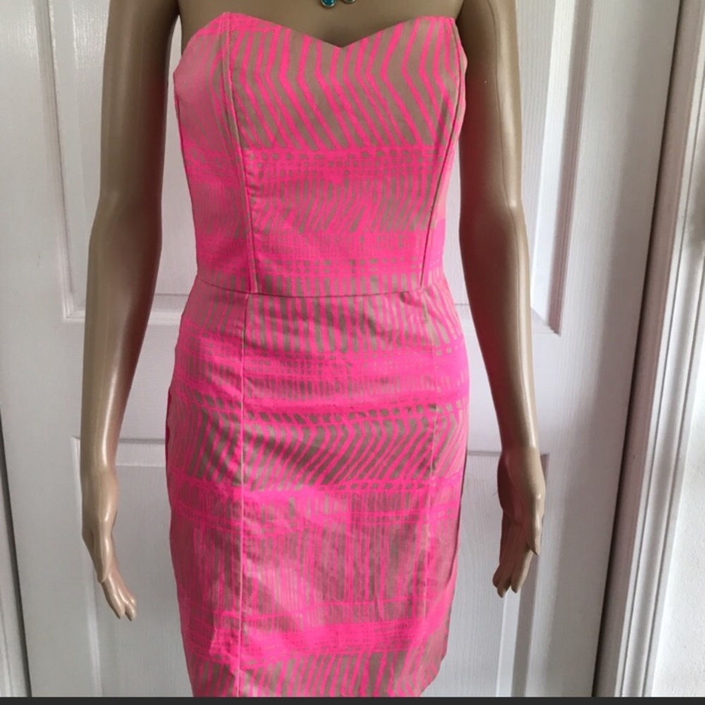 H&M STRAPLESS COCKTAIL DRESS 💕🌸